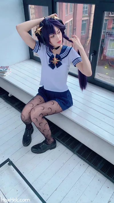 Shirogane-Sama - Schoolgirl Mona nude cosplay leaked 310384