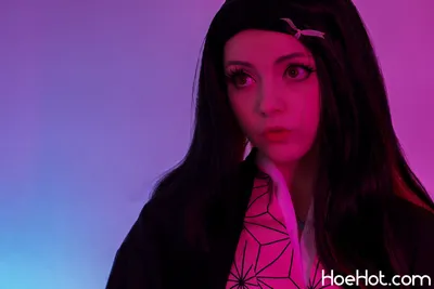 Olyashaa - Nezuko nude cosplay leaked 301775