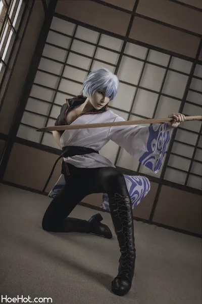 Oichi -  Gintoki Sakata nude cosplay leaked 492440