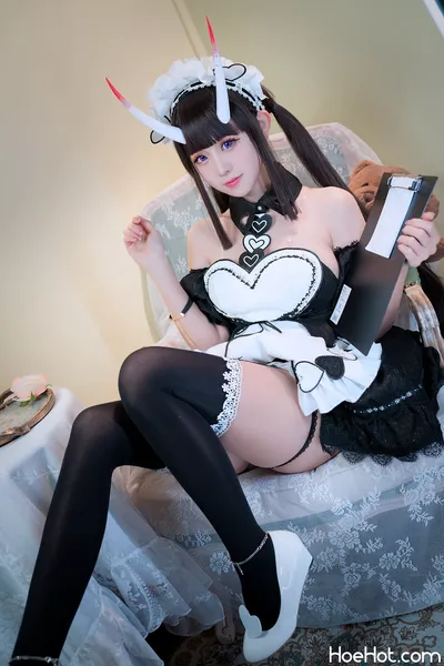 miko-chan - Azur Lane Noshiro Maid [36P] nude cosplay leaked 449608