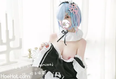 橙子喵酱 - 蕾姆 [35P] nude cosplay leaked 487251