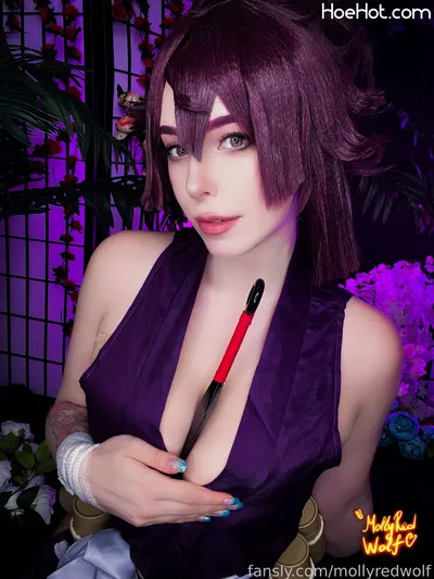 mollyredwolf Yuzuriha nude cosplay leaked 152465