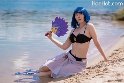 Anya Ichios - Genshin beach nude cosplay leaked 405084