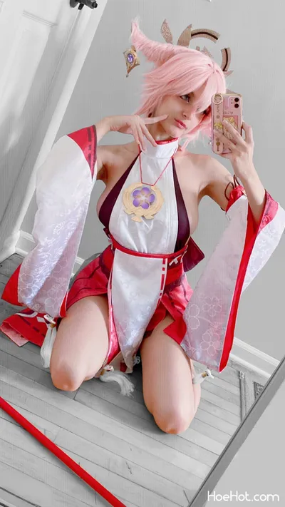 Otterother - Yae Miko nude cosplay leaked 36327