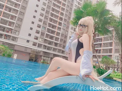 Pyoncos - Jeanne d’Arc Swiming nude cosplay leaked 87919