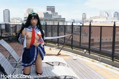 (fantia) [Today Cosplay is a side dish] Public sex with the active cosplayer playing Kan**lle **yodo (Kantai Collection -KanColle-) nude cosplay leaked 505126