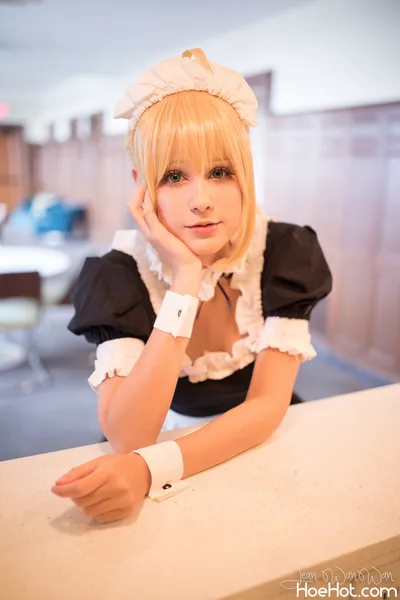 Jean Wanwan - Maid Artoria nude cosplay leaked 289358