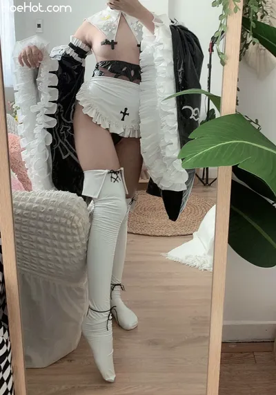 Azure - 2B Maid nude cosplay leaked 109814