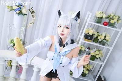 黑猫猫 - Hololive - Shirakami Fubuki nude cosplay leaked 434282