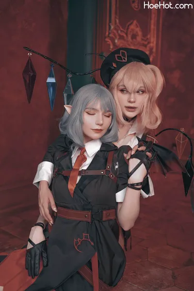 Alcololi and Michi Kyunn - Remilia and Flandre Scarlet nude cosplay leaked 519900