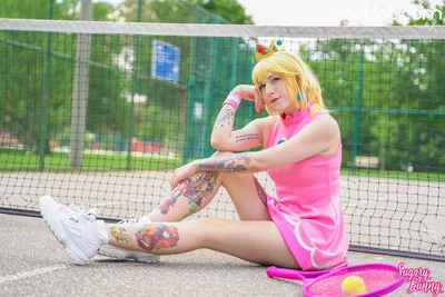 SugaryBunny - Peach Tennis nude cosplay leaked 525067