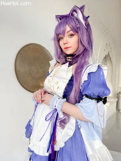 Caticornplay - Keqing Maid nude cosplay leaked 278742