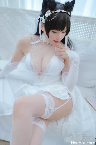 Nyako喵子 爱宕婚纱 nude cosplay leaked 400101