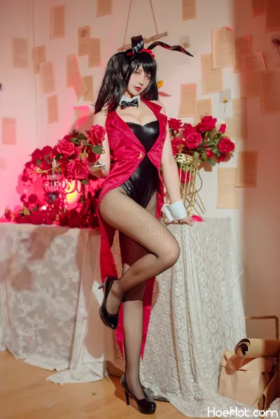 [九曲Jean] 约会大作战 | 时崎狂三 (兔女郎 旗袍) nude cosplay leaked 603324