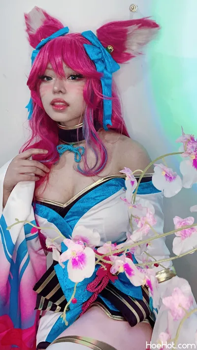 Mei Flurryy - Spirit Blossom Ahri nude cosplay leaked 247383