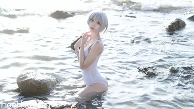 Himeecosplay - Rei Swimsuit nude cosplay leaked 405540