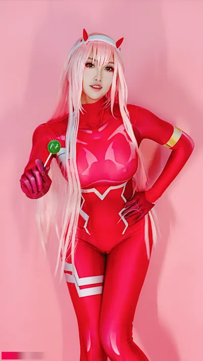 Misswarmj - Zero Two Bodysuit nude cosplay leaked 12519