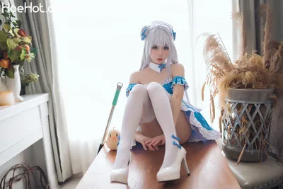 焖焖碳 - 小天鹅女仆 nude cosplay leaked 521013