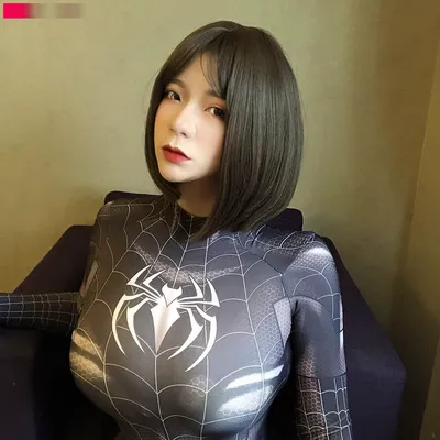 奶兔biubiu - 蜘蛛侠妹妹 nude cosplay leaked 8406