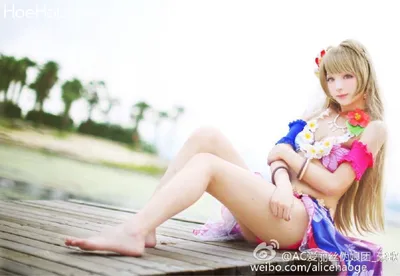 HaoGe - Kotori bikini nude cosplay leaked 104200