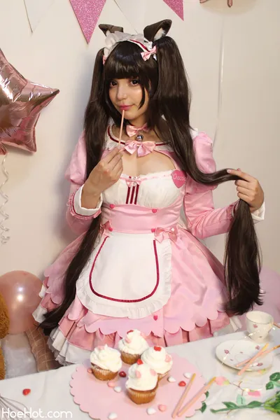 Lia Wink - Chocola (Nekopara) nude cosplay leaked 288721