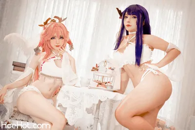 Sayo momo x Sally Dorasnow –  Raiden Yae nude cosplay leaked 218469