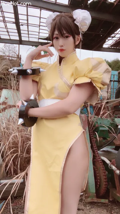 [艶兎] 春麗のロケレポ( ˙꒳​˙ᐢ ) nude cosplay leaked 369941