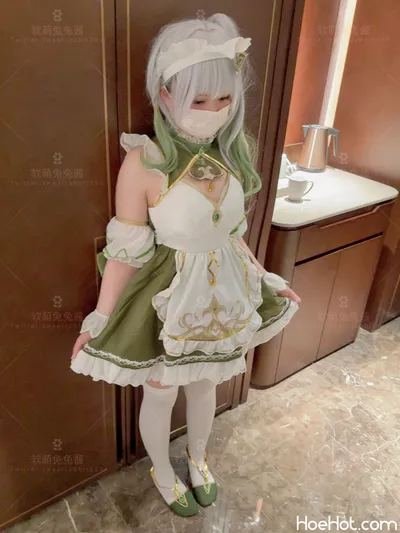 [软萌兔兔酱]反差秘书续集-小草神女仆 nude cosplay leaked 40718