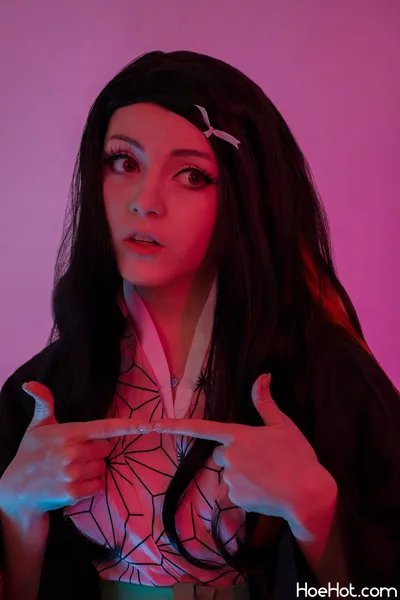 Olyashaa - Nezuko nude cosplay leaked 301756