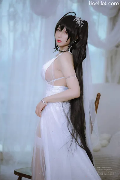 Nyako喵子 大凤纯白婚纱 nude cosplay leaked 384962