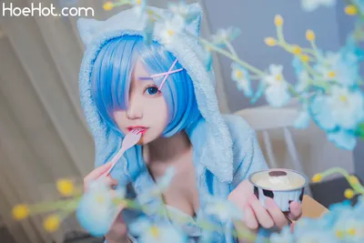 [Cosplay] 猫君君MaoJun 雷姆猫耳睡衣 nude cosplay leaked 135944