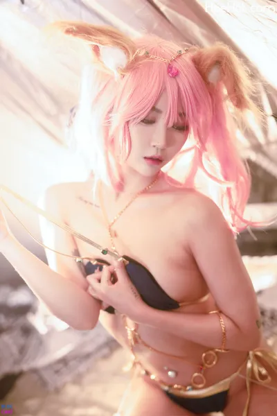 [BLUECAKE] Bomi 보미 - Pink Dancer nude cosplay leaked 489364