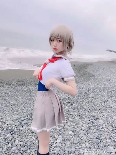 [とみこ] 曜ちゃん競泳水着⚓️ nude cosplay leaked 457568