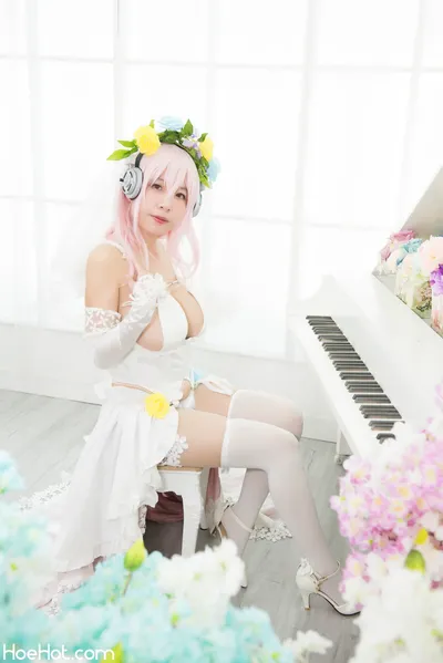 Bilibili - Super Sonico bride nude cosplay leaked 141991