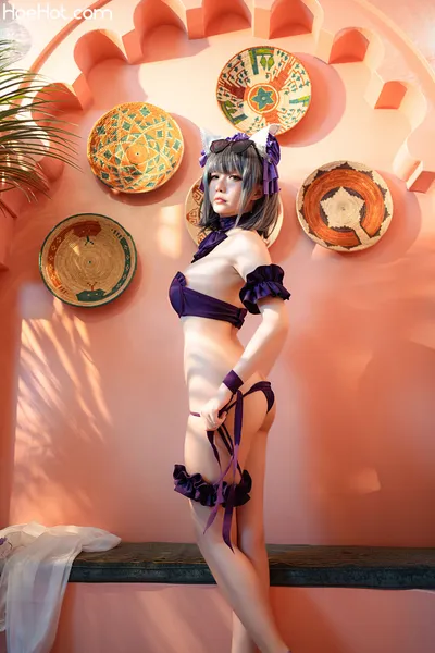 Coser@星之迟迟Hoshilily - 柴郡泳装 nude cosplay leaked 253941