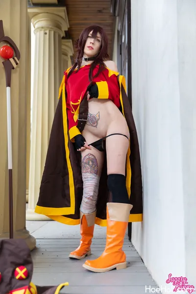 SugaryBunny - Megumin nude cosplay leaked 525653