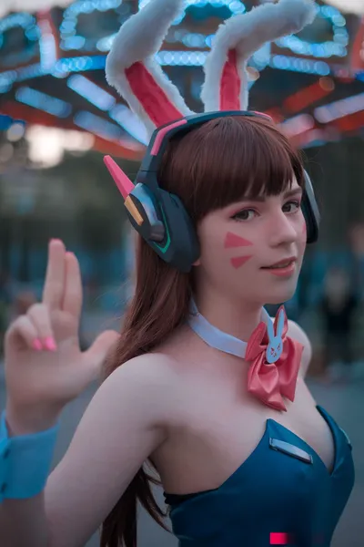 Kawaiitsu - Bunny D.Va nude cosplay leaked 6566