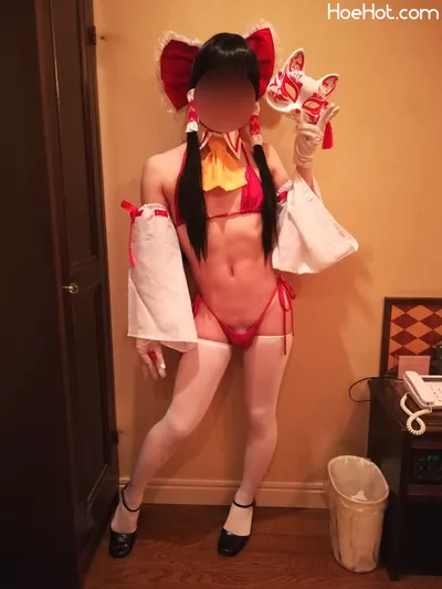 Hatarabu - Reimu red bikini nude cosplay leaked 80766