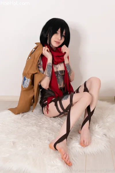 Karneli Bandi - Mikasa nude cosplay leaked 282001