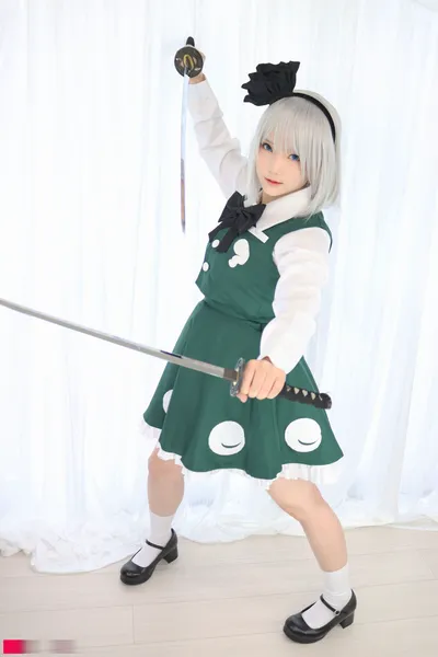 Yukina - Youmu Konpaku nude cosplay leaked 6944