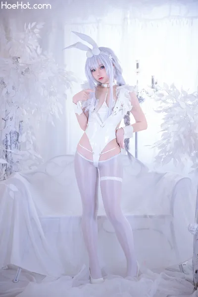 ［G44不会受伤］碧蓝航线 恶毒皮肤 懒懒的白兔 nude cosplay leaked 594686