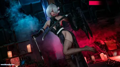 [可可老师] 尼尔忍者 Nier 2B Ninja nude cosplay leaked 11866