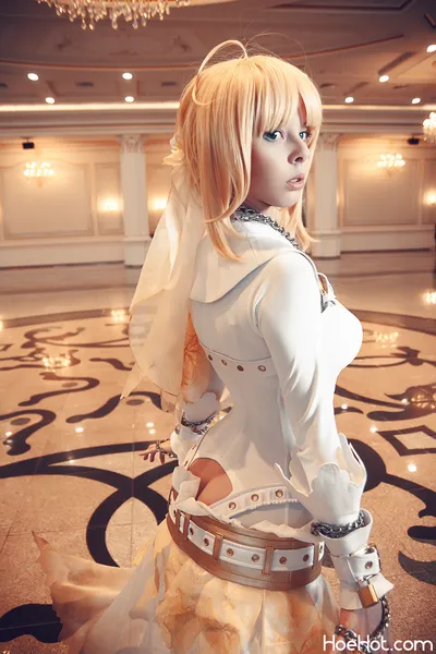 Helly Valentine - Saber Bride nude cosplay leaked 156464