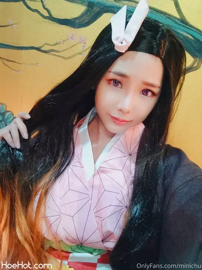 Minichu - Nezuko nude cosplay leaked 371809