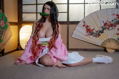 Octokuro - Nezuko Kamado nude cosplay leaked 168620