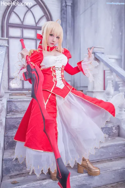 [叫我千寻大人] 尼禄 正裝 FATE Nero Claudius nude cosplay leaked 371158