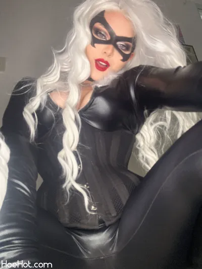 Natylikespizza - Black Cat nude cosplay leaked 272166