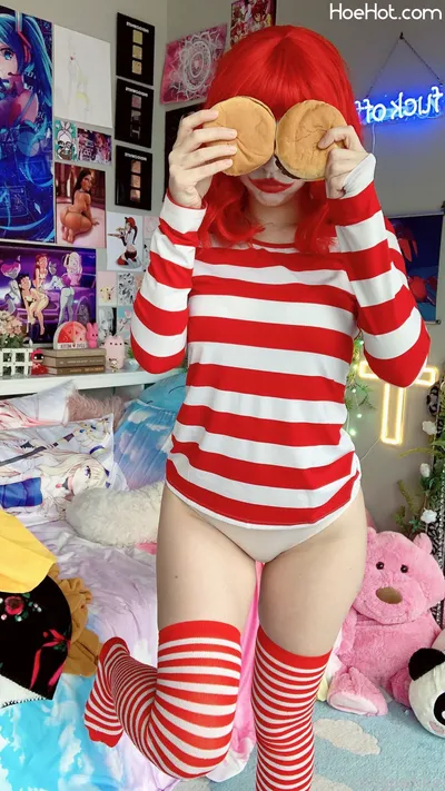 Indigo White - Ronald McDonald nude cosplay leaked 259539