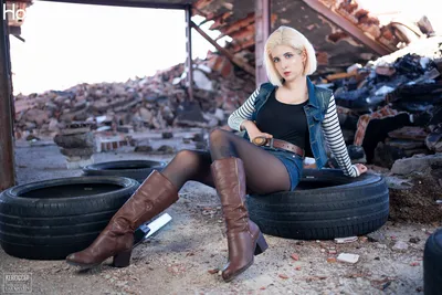 Kerocchi - Android 18 nude cosplay leaked 555307