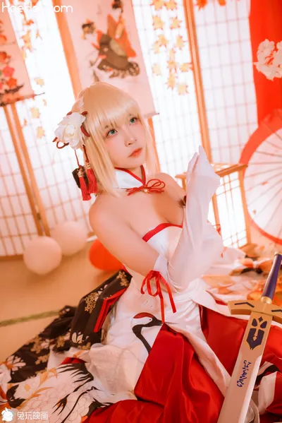 二佐Nisa Fate Saber nude cosplay leaked 506923